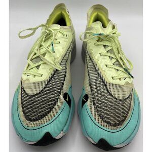 Nike ZoomX Vaporfly Next% 2Barely Volt Turquoise CU4123-700 Women Size 10 Shoes